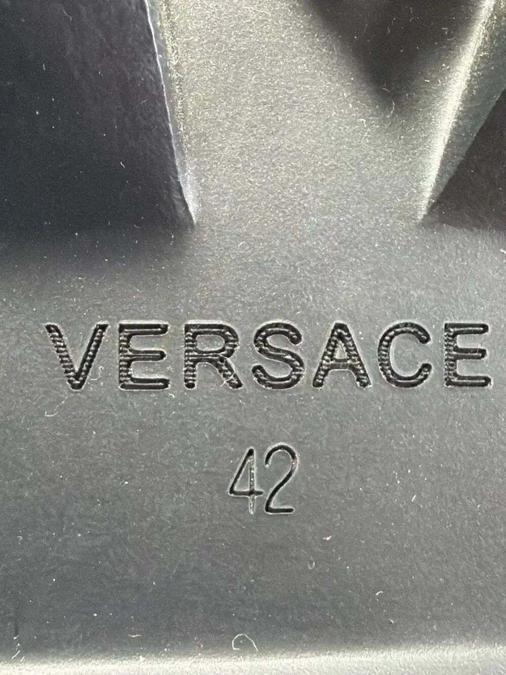Versace Greca Portico Leather Derby Shoes